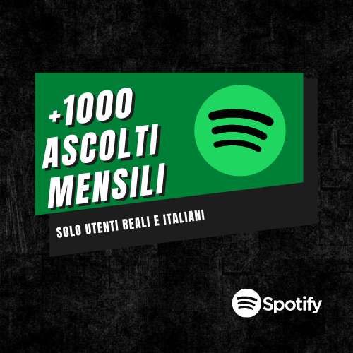 ASCOLTI MENSILI SPOTIFY🟢 - Celebrity Agency