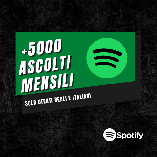 ASCOLTI MENSILI SPOTIFY🟢 - Celebrity Agency