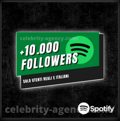 FOLLOWERS SPOTIFY🟢 - Celebrity Agency
