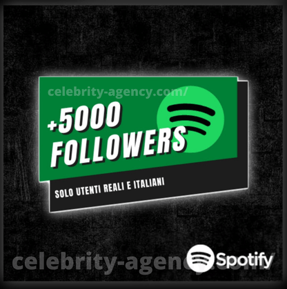 FOLLOWERS SPOTIFY🟢 - Celebrity Agency