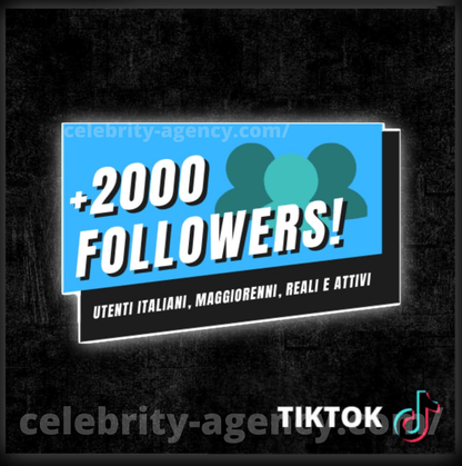FOLLOWERS TIKTOK🟣 - Celebrity Agency