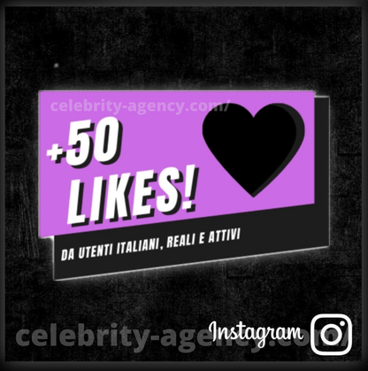 LIKES ITALIANI INSTAGRAM 🇮🇹 - Celebrity Agency