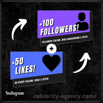 PACCHETTO INSTAGRAM [ITA✔️]🚀 ⭐⭐⭐⭐⭐ - Celebrity Agency